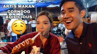 ARTIS MAKAN CORNDOG AQILICIOUS 😂 [upl. by Rafaellle]