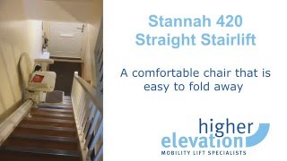 STANNAH 420 STRAIGHT STAIRLIFT [upl. by Assener668]