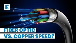 What makes fiber optic faster than copper [upl. by Olenolin]