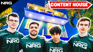 The New NRG Rocket League Content House  Musty JSTN GarrettG amp Sizz [upl. by Rebma]