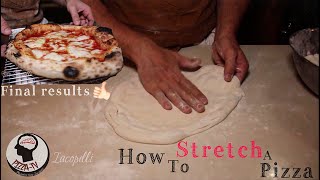 HOW TO STRETCH A REAL PIZZA â€œSlap Techniqueâ€ [upl. by Rosette35]