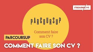 Comment faire son CV sur Parcoursup [upl. by Adams]