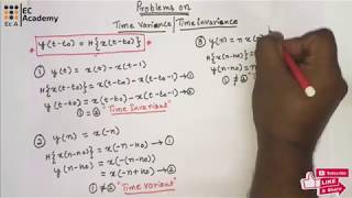 103 PROBLEMS on Time variant and Time Invariant systems  EC Academy [upl. by Ernestus446]