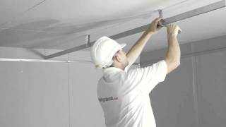 How to Install an MF Plasterboard Ceiling [upl. by Anelrats560]