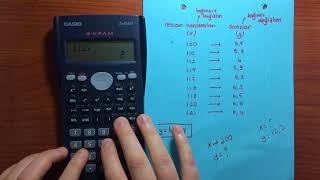 Bilimsel Hesap Makinesi Kullanımı 6  Korelasyon Katsayısı Calculator Tutorial 6 [upl. by Manson393]