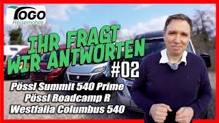 ➡️DER GROßE 540 KASTENWAGEN VERGLEICH🔥 Pössl Summit 540 Westfalia Columbus 540 Pössl Roadcamp R [upl. by Javler194]