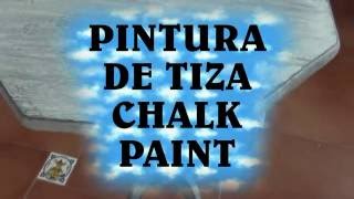 Como Hacer Pintura De Tiza Chalk Paint Casera  HOW TO MAKE CHALK PAINT [upl. by Anaiviv]