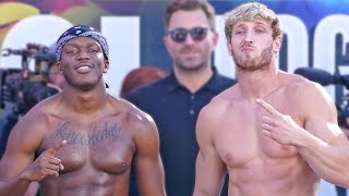 KSI vs Logan Paul 2  FULL WEIGH IN amp FINAL FACE OFF  Matchroom Boxing USA [upl. by Anhpad]