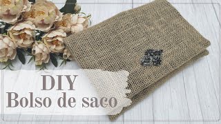 Cómo hacer un BOLSO con tela de SACO  DIY TUTORIAL [upl. by Aibar]