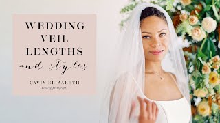 Wedding Veil Lengths Edges and Styles  Veils 101 [upl. by Ellerud]