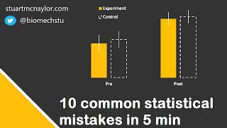 Ten Statistical Mistakes in 5 Min [upl. by Eatnoj]