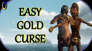 GOLD CURSE FAST AND EASY spoiler free  Sea of Thieves Tips [upl. by Shotton]