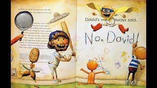 Animated Effects  No David By David Shannon Books for Kids children Read Aloud [upl. by Etnoid]