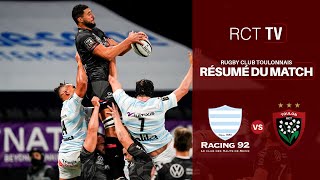 Résumé Racing 92Toulon TOP14 J5 [upl. by Oluas]