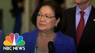 On Kavanaugh Debate Senator Mazie Hirono Tells Men Of Country To ‘Shut Up And Step Up’  NBC News [upl. by Yebba]