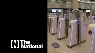 Dubai airports new smart gates make travelling faster [upl. by Ielak]