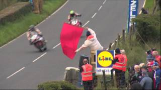 GUY MARTIN Crash Ulster GP Review 2015 [upl. by Attaynek]