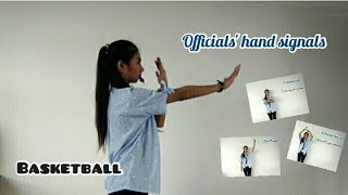 Basketball Officials Hand Signals How To Officiate Basketball [upl. by Olraced]