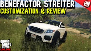 Benefactor Streiter Customization amp Review  GTA Online [upl. by Oirromed455]