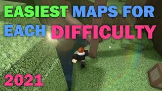 2021 Easiest Maps for Each Difficulty  FE2 [upl. by Atilrac329]