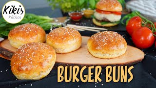 Rezept Hamburgerbrötchen  Brioche Burger Buns  Burger Basics [upl. by Baram]