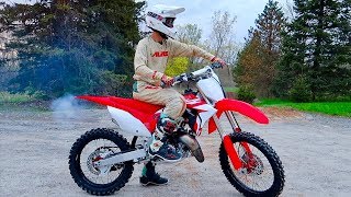 2019 CR125 2 STROKE FIRST RIDE [upl. by Orabel103]