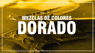 COMO HACER EL COLOR DORADO 🥇 Mezclas de Colores Paso a Paso [upl. by Aiuqat]