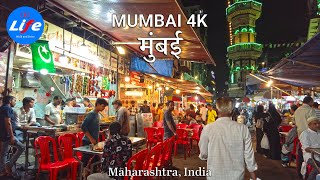 Mohammad Ali Road Mumbai 🇮🇳  Vibrant Street Walk 4K HDR [upl. by Amalburga]