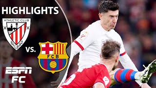 Athletic Club vs Barcelona  LALIGA Highlights  ESPN FC [upl. by Are]