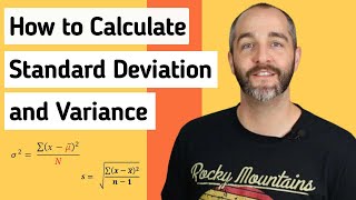 How to Calculate Variance and Standard Deviation [upl. by Brownson513]