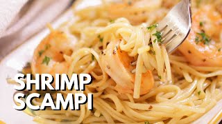 Shrimp Scampi For One  Delicious Dinner In 15 Minutes [upl. by Weywadt]