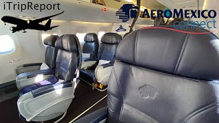 Aeromexico Connect E190 Clase Premier Review [upl. by Eelnayr]