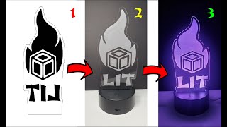 How to PROPERLY Laser Engrave Acrylic  LIT Tutorials [upl. by Nilrem]