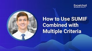 How to Use SUMIF Combined with Multiple Criteria [upl. by Leay260]