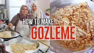 How To Make Turkish Gozleme  Best Recipe From A Local Lady [upl. by Ddat690]