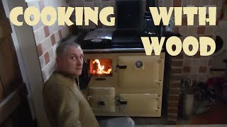 OFF GRID COOKING Rayburn wood burning cooker [upl. by Bautista103]