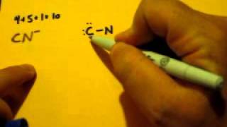 Lewis Dot Structure of CN Cyanide Ion [upl. by Orvan]