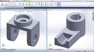 SolidWorks Exercises for Beginners  4  SolidWorks Part Modeling Practice Tutorial [upl. by Jennica]