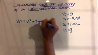 How to calculate initial velocity [upl. by Iz]