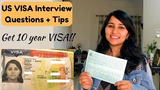 USA Tourist Visa Interview for Indians 2023  Questions Rejection reasons amp Interview experience [upl. by Jami317]