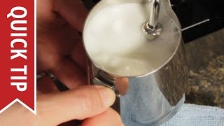 How to AutoFroth Milk for Lattes [upl. by Melville]