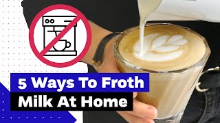 How To Froth Milk At Home Best Milk Frothers Review [upl. by Thaine]