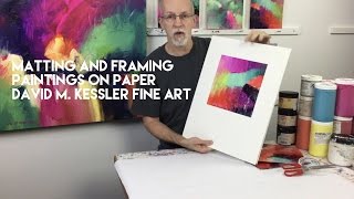 Matting and Framing Paintings on Paper [upl. by Aynik]