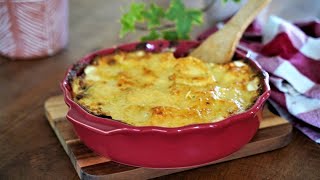 GRATIN DE POMMES DE TERRE CRÉMEUX AUX POIREAUX [upl. by Eelyahs]