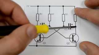 Multiwibrator Astabilny  47 Podstawy [upl. by Ohnuj]