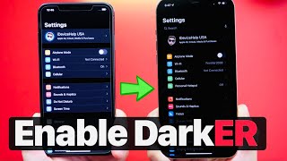 How to Enable SUPER DARK Mode on iPhone [upl. by Pelletier]