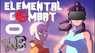 Elemental Combat Alpha  Avatar Bender Dueling in VR Oculus Rift [upl. by Annoyk]