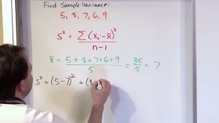 Lesson 15  Calculating Variance in Statistics [upl. by Slen]