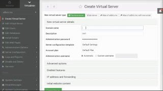 Virtualmin Introduction [upl. by Esteban]
