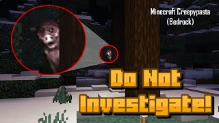 If You Hear a Pig Crying DONT INVESTIGATE IT Minecraft Creepypasta Bedrock [upl. by Easton]